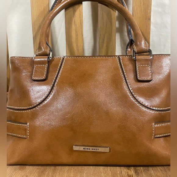 Nine West Brown Leather Purse Small - Picture 3 of 15